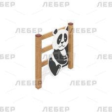 Секция ограждения для детской площадки «Панда» без столбов Секция ограждения для детской площадки «Панда» без столбов