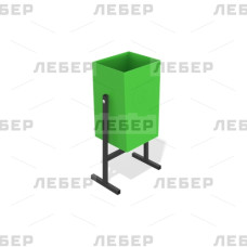 Урна металлическая квадратная