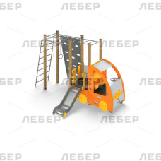 Машинка с гимнастическим комплексом