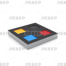Комплекс из четырех квадратных батутов
