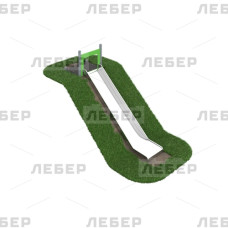 Горка для геопластики с площадкой