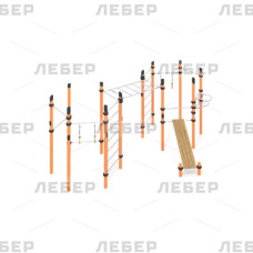Спортивный комплекс ЛГВО-427 (Нержавеющая сталь) Спортивный комплекс ЛГВО-427 (Нержавеющая сталь)