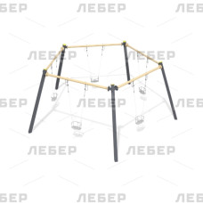 Рама качелей групповых Рама качелей групповых