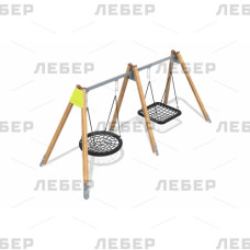 Качели деревянные 