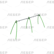 Рама качелей металлических двойных и Рама качелей металлических двойных и