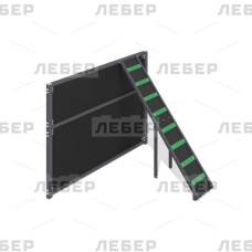 Забор с наклонной доской Забор с наклонной доской