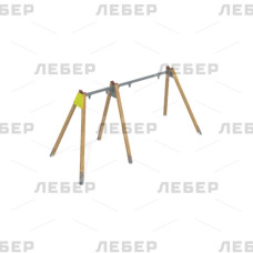 Рама качелей деревянных одинарных и Рама качелей деревянных одинарных и