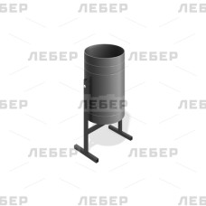 Урна металлическая круглая