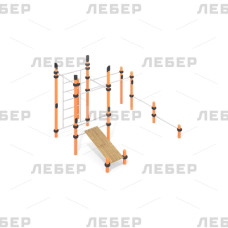 Спортивный комплекс ЛГВО-429.1 (Нержавеющая сталь) Спортивный комплекс ЛГВО-429.1 (Нержавеющая сталь)