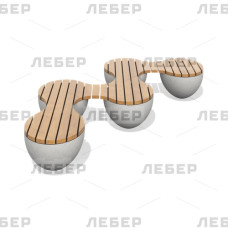 Скамья бетонная 