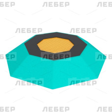 Геопластика с восьмиугольным батутом 1600х1600мм Геопластика с восьмиугольным батутом 1600х1600мм