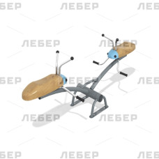 Качели-балансир «Жук-рогач» (лиственница)