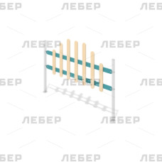 Ограждение детской площадки ЛГО-16 без столбов