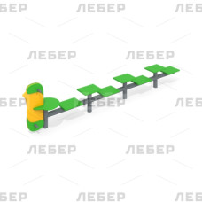 Скамейка разноуровневая «Гусеница» Скамейка разноуровневая «Гусеница»