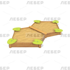 Песочница двойная 