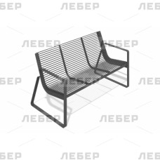 Диван парковый