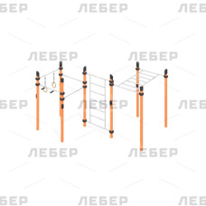 Спортивный комплекс ЛГВО-424 (Нержавеющая сталь) Спортивный комплекс ЛГВО-424 (Нержавеющая сталь)