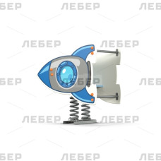 Качалка «Ракета» на двух пружинах