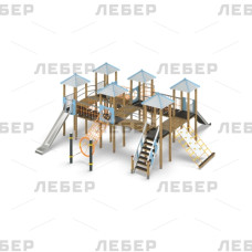 Канатный игровой комплекс «Мондриан»