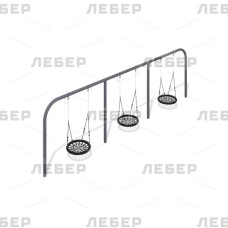 Качели тройные