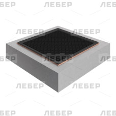 Батут квадратный с плетеным ленточным полотном 1780 х 1780 Батут квадратный с плетеным ленточным полотном 1780 х 1780