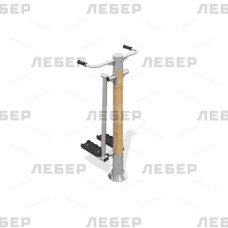 Тренажер для мышц бедра эко (лиственница ø130мм, нержавеющая сталь)