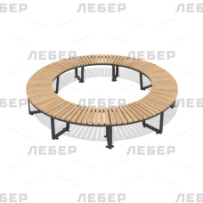 Скамья парковая (круглая)