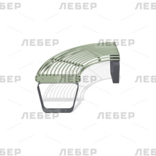 Скамья парковая дугообразная